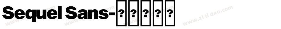 Sequel Sans字体转换